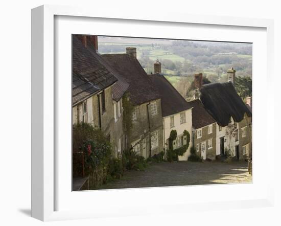 Gold Hill, Shaftesbury, Wiltshire, England, United Kingdom, Europe-James Emmerson-Framed Photographic Print