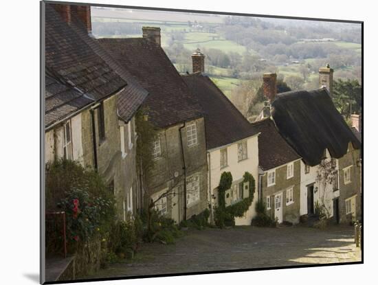 Gold Hill, Shaftesbury, Wiltshire, England, United Kingdom, Europe-James Emmerson-Mounted Photographic Print