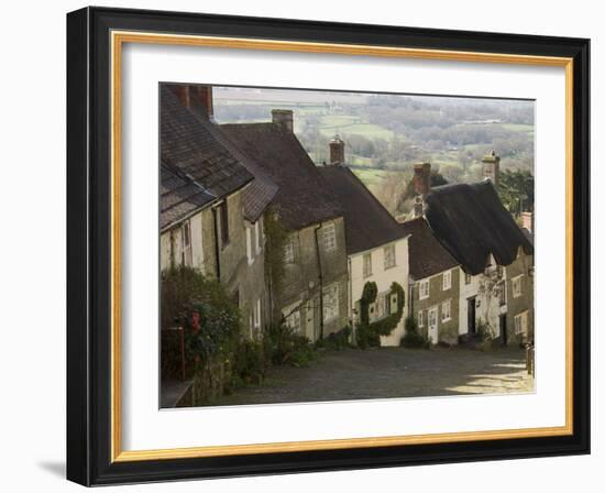 Gold Hill, Shaftesbury, Wiltshire, England, United Kingdom, Europe-James Emmerson-Framed Photographic Print