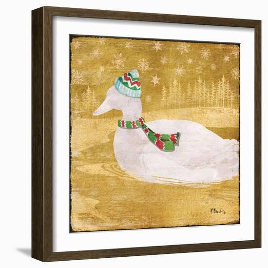 Gold Holiday III-Paul Brent-Framed Art Print