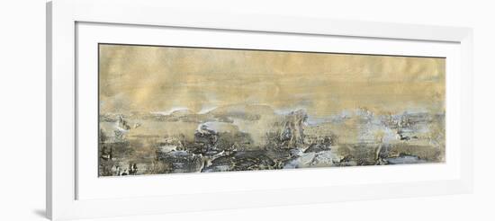 Gold Horizon II-Lila Bramma-Framed Art Print