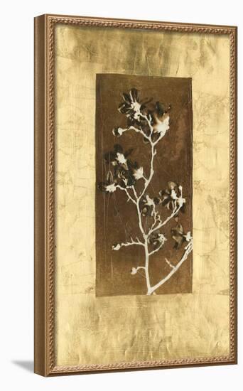 Gold Leaf Branches II-Tang Ling-Framed Art Print