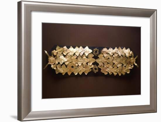 Gold Leaf Crown. Etruscan Civilization, 4th-3rd Century BC-null-Framed Giclee Print