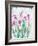 Gold leaf Cyclamen 2-Li Bo-Framed Giclee Print