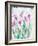 Gold leaf Cyclamen 2-Li Bo-Framed Giclee Print