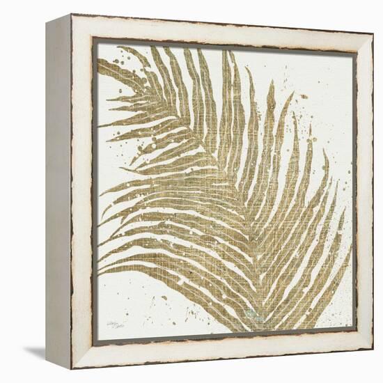 Gold Leaves I-Jim Wellington-Framed Stretched Canvas