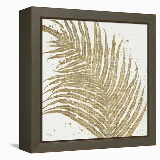 Gold Leaves I-Jim Wellington-Framed Stretched Canvas
