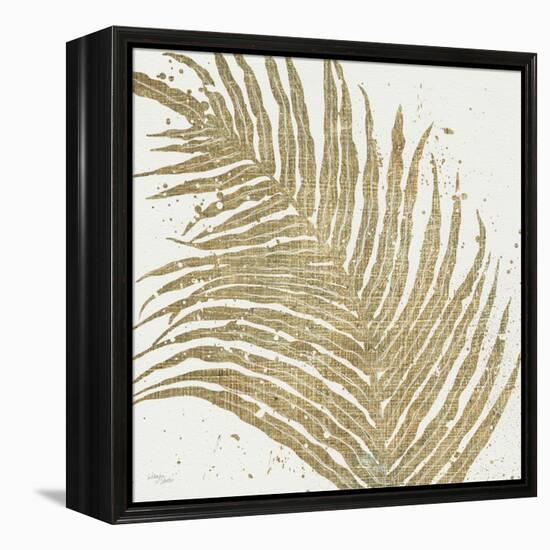 Gold Leaves I-Jim Wellington-Framed Stretched Canvas