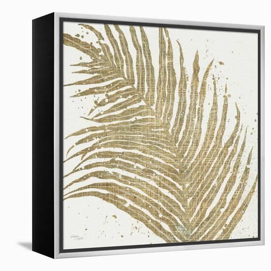 Gold Leaves I-Jim Wellington-Framed Stretched Canvas