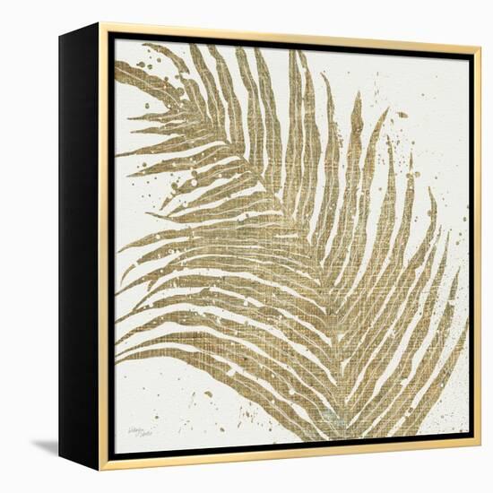 Gold Leaves I-Jim Wellington-Framed Stretched Canvas