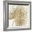 Gold Leaves II-Jim Wellington-Framed Premium Giclee Print