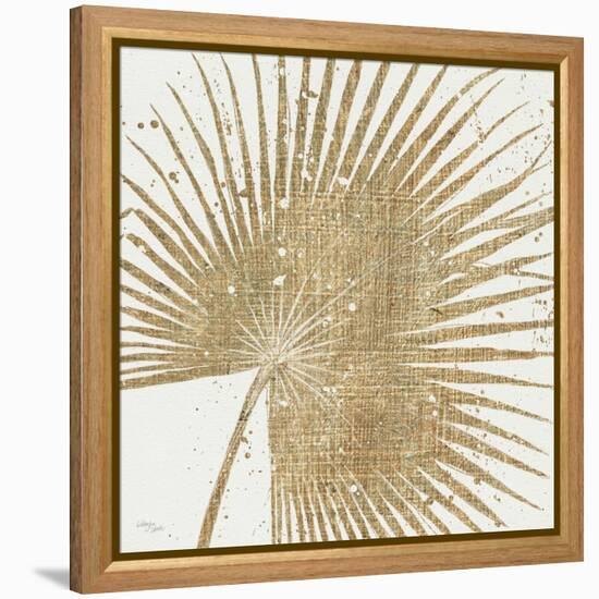 Gold Leaves II-Jim Wellington-Framed Stretched Canvas