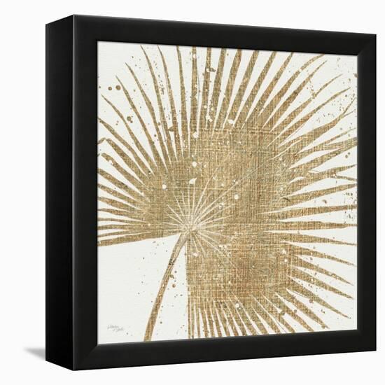 Gold Leaves II-Jim Wellington-Framed Stretched Canvas