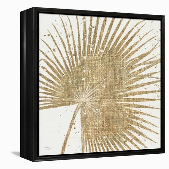 Gold Leaves II-Jim Wellington-Framed Stretched Canvas