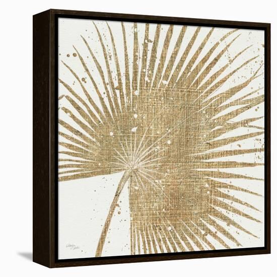 Gold Leaves II-Jim Wellington-Framed Stretched Canvas