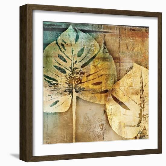 Gold Leaves II-Patricia Pinto-Framed Art Print