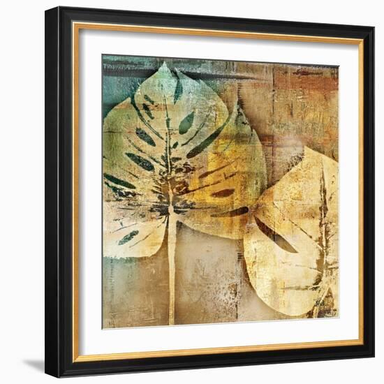 Gold Leaves II-Patricia Pinto-Framed Art Print