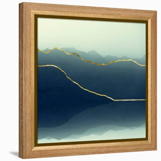 Gold Lined Alps-Dirk Wüstenhagen-Framed Stretched Canvas