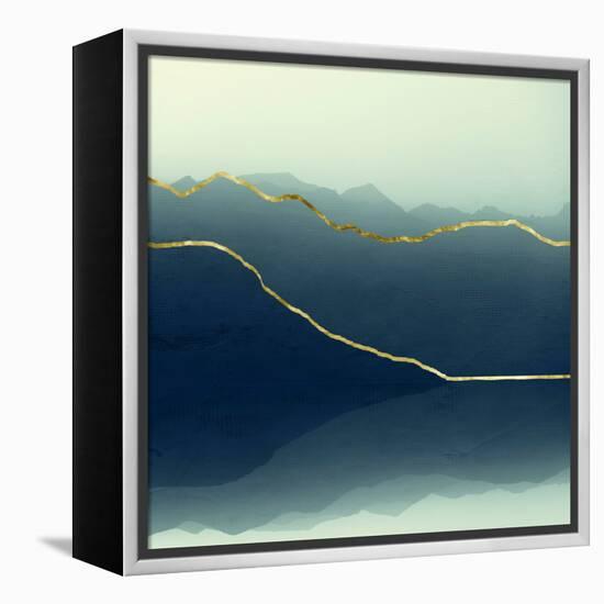 Gold Lined Alps-Dirk Wüstenhagen-Framed Stretched Canvas