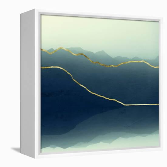 Gold Lined Alps-Dirk Wüstenhagen-Framed Stretched Canvas