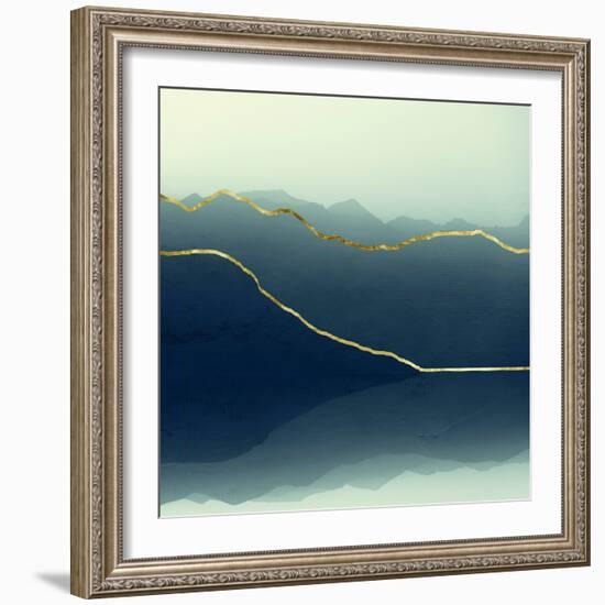 Gold Lined Alps-Dirk Wüstenhagen-Framed Premium Giclee Print