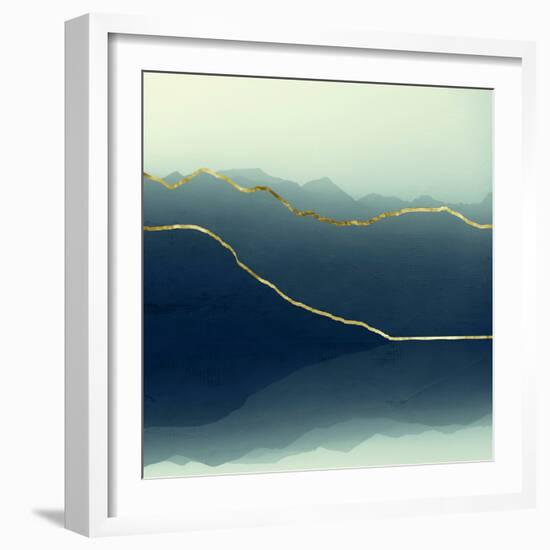 Gold Lined Alps-Dirk Wüstenhagen-Framed Premium Giclee Print