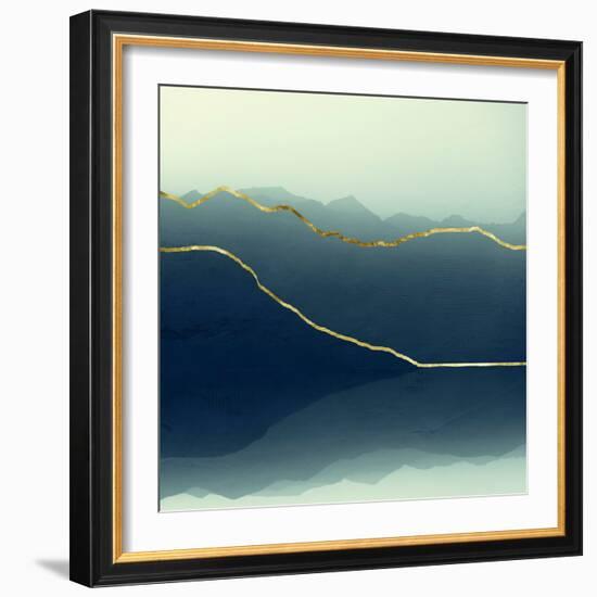 Gold Lined Alps-Dirk Wüstenhagen-Framed Premium Giclee Print