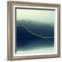 Gold Lined Alps-Dirk Wüstenhagen-Framed Art Print