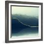 Gold Lined Alps-Dirk Wüstenhagen-Framed Art Print