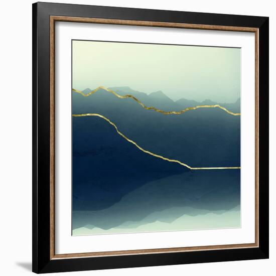 Gold Lined Alps-Dirk Wüstenhagen-Framed Art Print