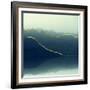 Gold Lined Alps-Dirk Wüstenhagen-Framed Art Print