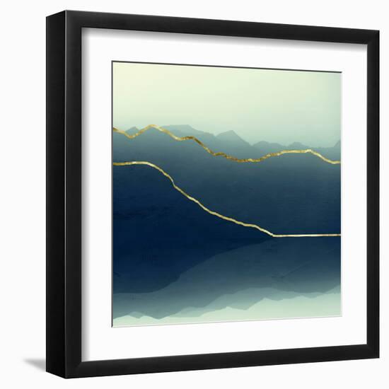 Gold Lined Alps-Dirk Wüstenhagen-Framed Art Print