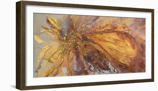 Gold Lotus II-Caroline Ashwood-Framed Giclee Print