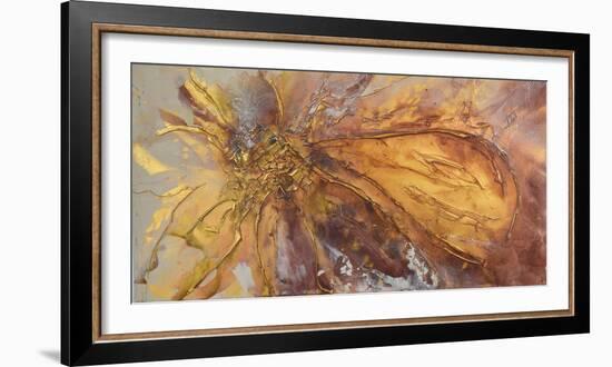 Gold Lotus II-Caroline Ashwood-Framed Giclee Print