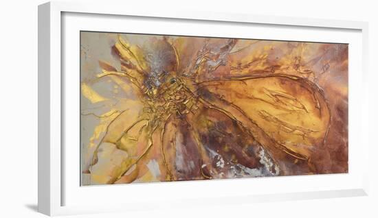 Gold Lotus II-Caroline Ashwood-Framed Giclee Print