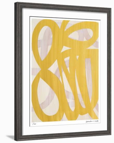 Gold Lucky 8-Maria Lobo-Framed Giclee Print