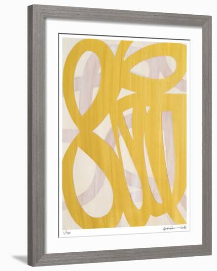 Gold Lucky 8-Maria Lobo-Framed Giclee Print