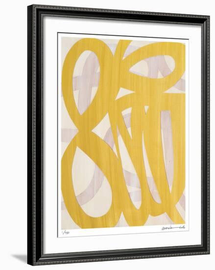 Gold Lucky 8-Maria Lobo-Framed Giclee Print