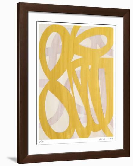 Gold Lucky 8-Maria Lobo-Framed Giclee Print