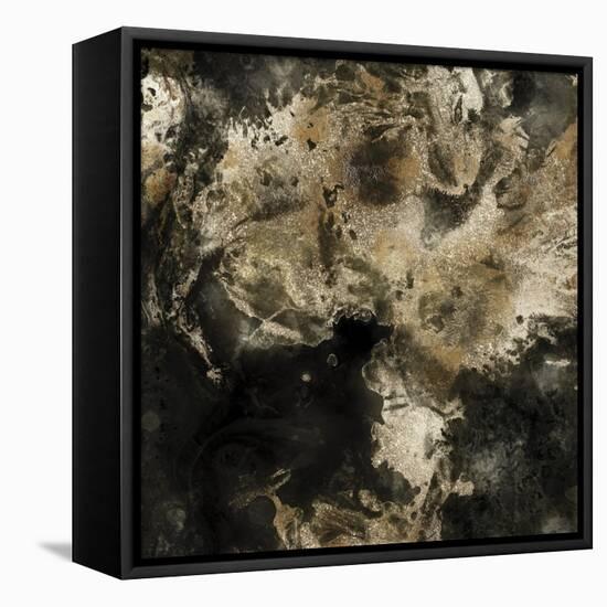 Gold Marbled Abstract I-PI Studio-Framed Stretched Canvas