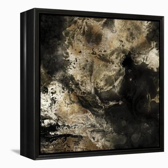 Gold Marbled Abstract II-PI Studio-Framed Stretched Canvas