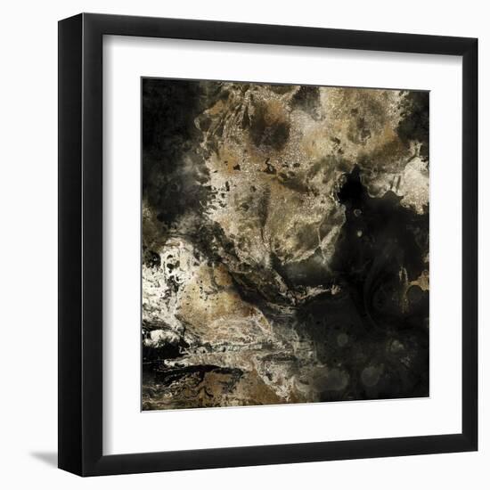 Gold Marbled Abstract II-PI Studio-Framed Art Print