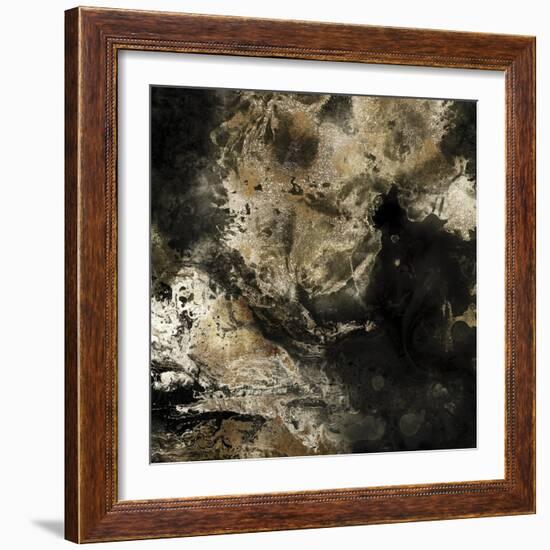 Gold Marbled Abstract II-PI Studio-Framed Art Print