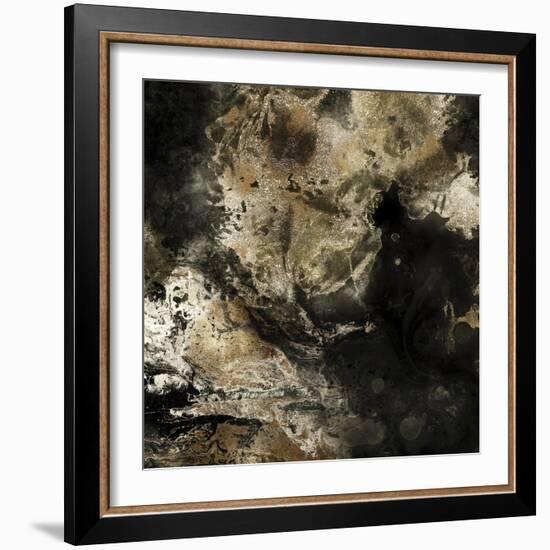 Gold Marbled Abstract II-PI Studio-Framed Art Print