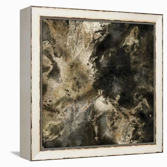 Gold Marbled Abstract III-PI Studio-Framed Stretched Canvas