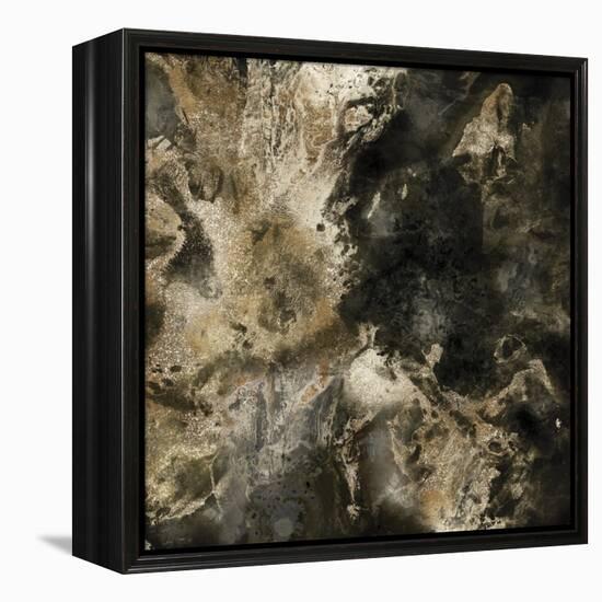 Gold Marbled Abstract III-PI Studio-Framed Stretched Canvas