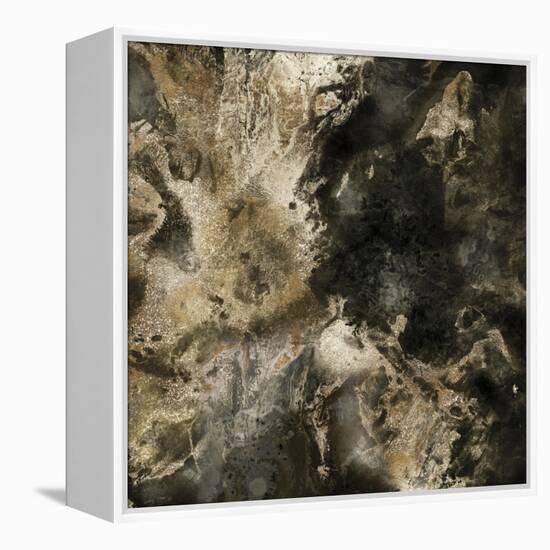 Gold Marbled Abstract III-PI Studio-Framed Stretched Canvas