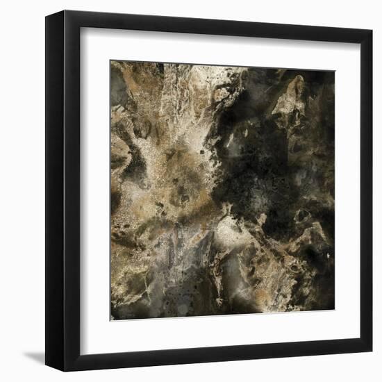 Gold Marbled Abstract III-PI Studio-Framed Art Print