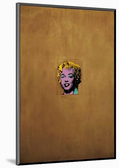 Gold Marilyn Monroe, 1962-Andy Warhol-Mounted Giclee Print