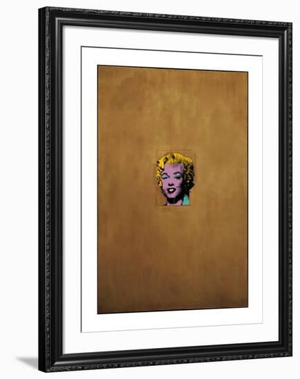 Gold Marilyn Monroe, 1962-Andy Warhol-Framed Giclee Print